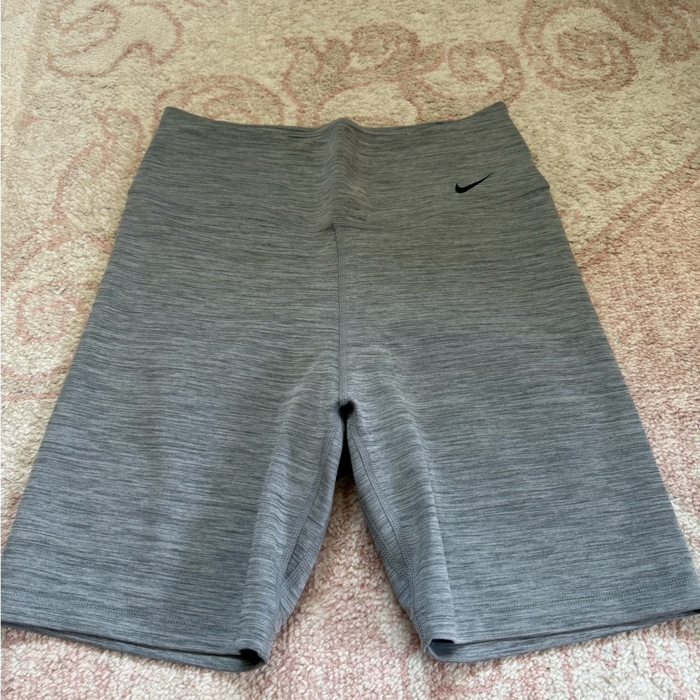 Nike Heather Gray Athletic bike Shorts